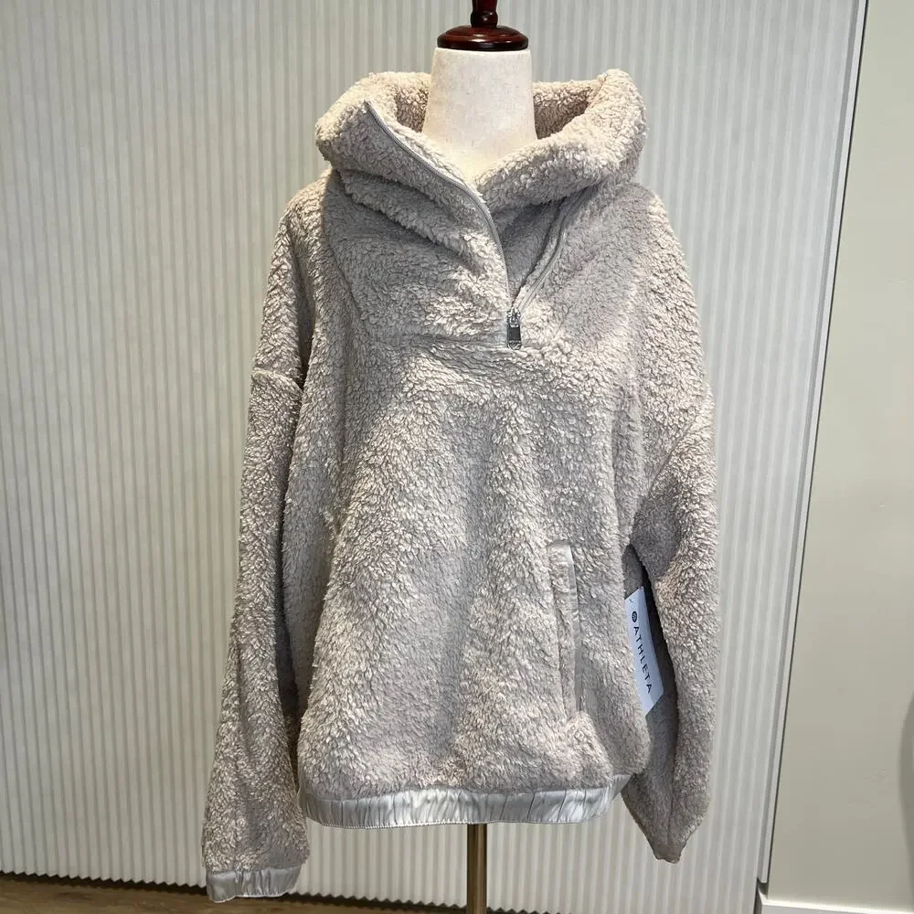 ATHLETA Women's Tugga Sweatshirt Size M In Abalone - Picture 4 of 12